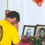 during a visit to the late GM Pang Nam's house