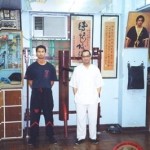 GM Sergio Iadarola with his sigung of the Ip Man Wing Tjun Kung Fu GM Leung Ting (1999 Hong Kong)