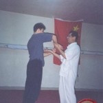 GM sergio Iadarola with GM Leung Ting during private lessons in Bejing (China) 2001