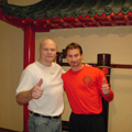 Bob Schryber with sifu Segio