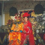 During a promotional trip in China GM Leung Ting and his wife dressed up as the Emperors of China