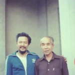 GM Cheng Kwong with his sifu the late GM Pak Cheung - Fatshan (foshan) China late seventies