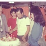 Cellebrating GM Cheng Kwong birthday party - Beginning eighties Hong Kong