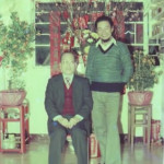 The late GM Wai Yan and his todai GM Cheng Kwong 26-6-1976 Hong Kong
