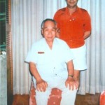 The late GM Pak Cheung with his todai GM Cheng Kwong - 1979 Fatshan (Foshan) China