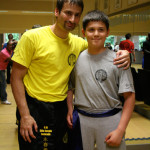 Sifu Sergio with one of his younger student