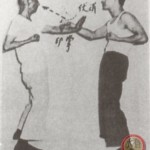 The late Bruce Lee with his sifu GM Ip Man during Dan Chi Sao (sixties)