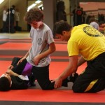 sifu Sergio instructing the youngest participants