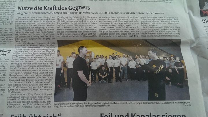 article in the Remszeitung on April 19