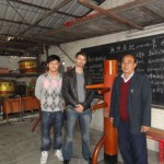 Sifu Sergio and sifu Tam Woon Biu in his school