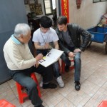 Gm Fung Chun, Chung Kit and sifu Sergio discussing wing tjun history and techniques
