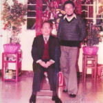 The late GM Wai Yan and his todai Cheng Kwong 26-6-1976